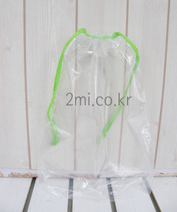 복주머니 투명 주머니 ( 10개가격 ) 파우치 가방 비닐 판촉 여행팩